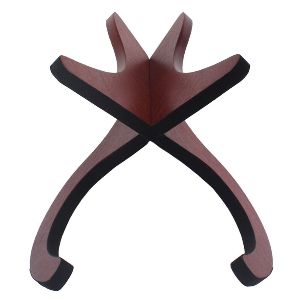 Violin Foladble Wooden Stand Collapsible Holder Support for Ukulele Display