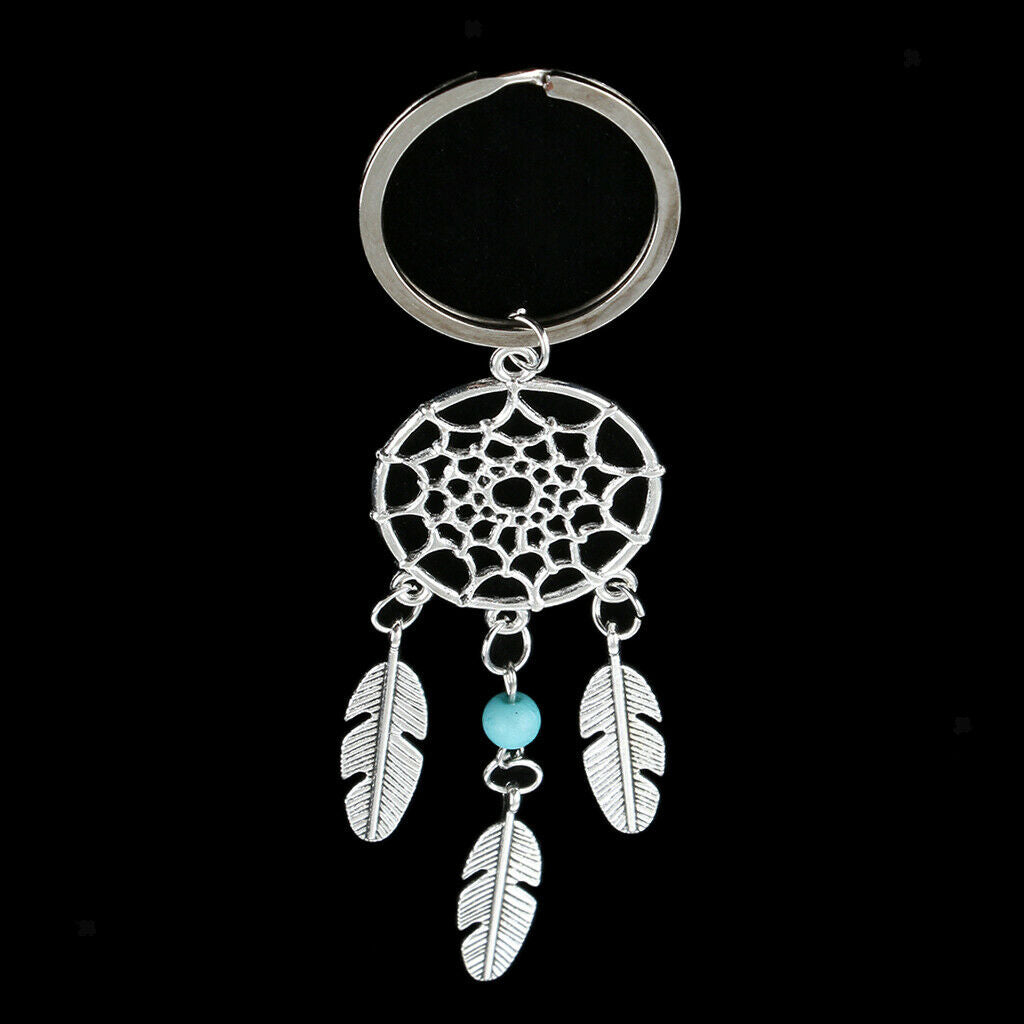 Set of 2 Handmade Dreamcatcher Key Ring Chain Charm for Phone Ornaments