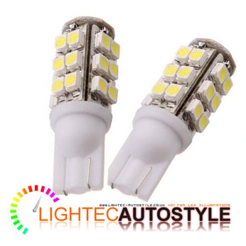 2 x 25 SMD LED XENON PURE WHITE LED 501 T10 W5W INTERIOR LIGHT SIDELIGHT BULBS