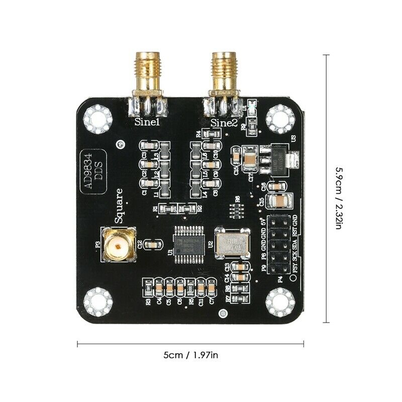 Signal Generator Module AD9834 DDS Sine / Triangular Wave Generator Module BoaZ2