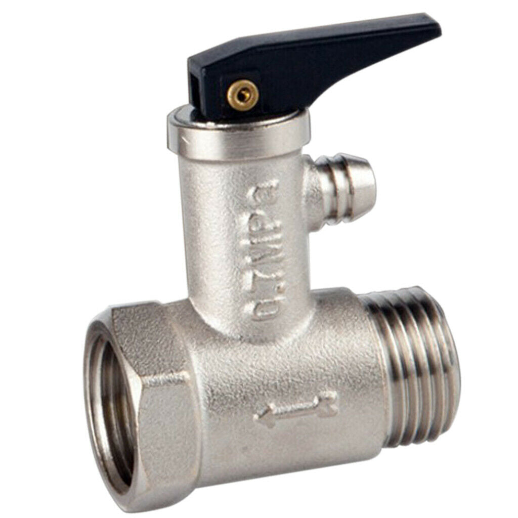Useful 1/2inch DN15 Brass Water Heater Pressure Relief Check Safety Valve