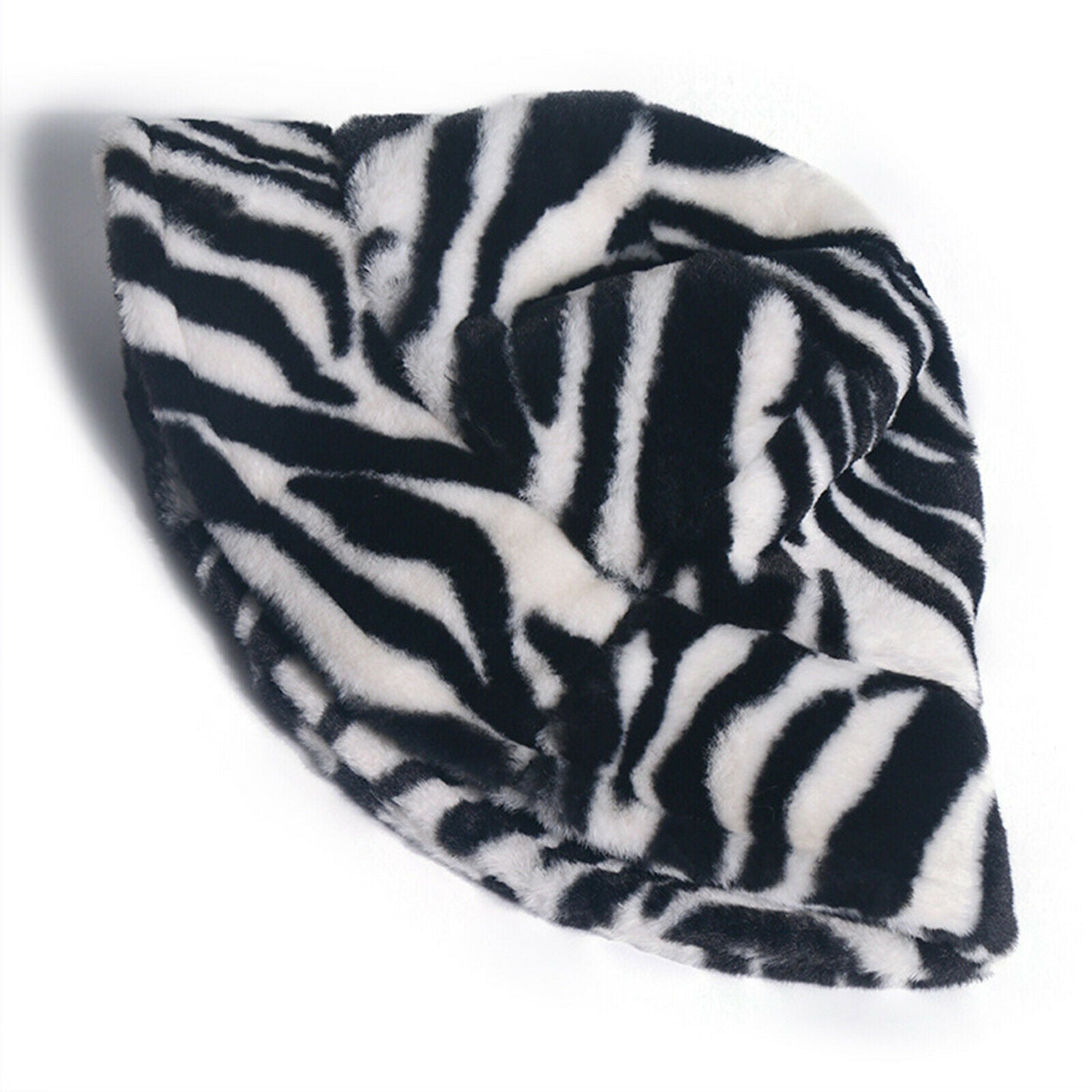 Cozy Bucket Hat 56-58cm Women Men UV-block Fisherman Hat   White Black