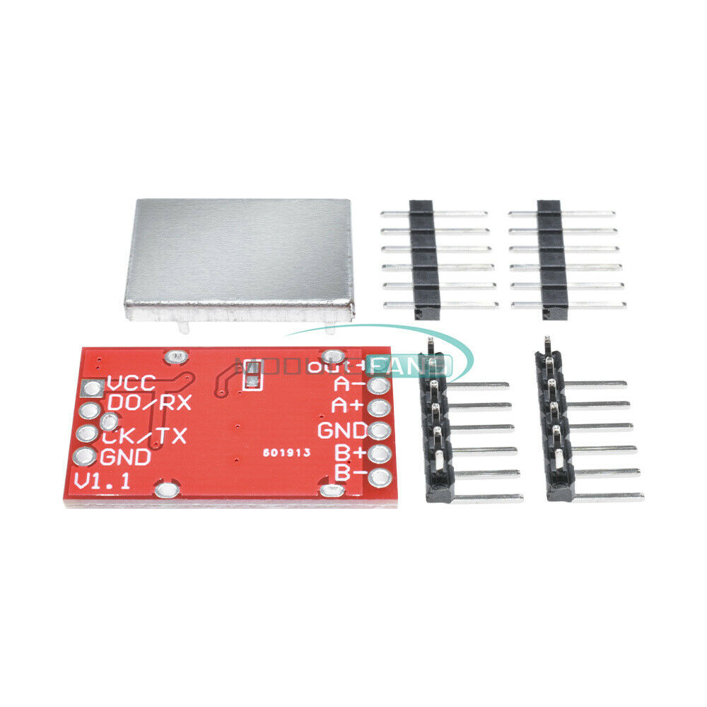2PCS HX711 Weighing Sensor AD Module Dual-channel 24-bit A/D Conversion Shieding