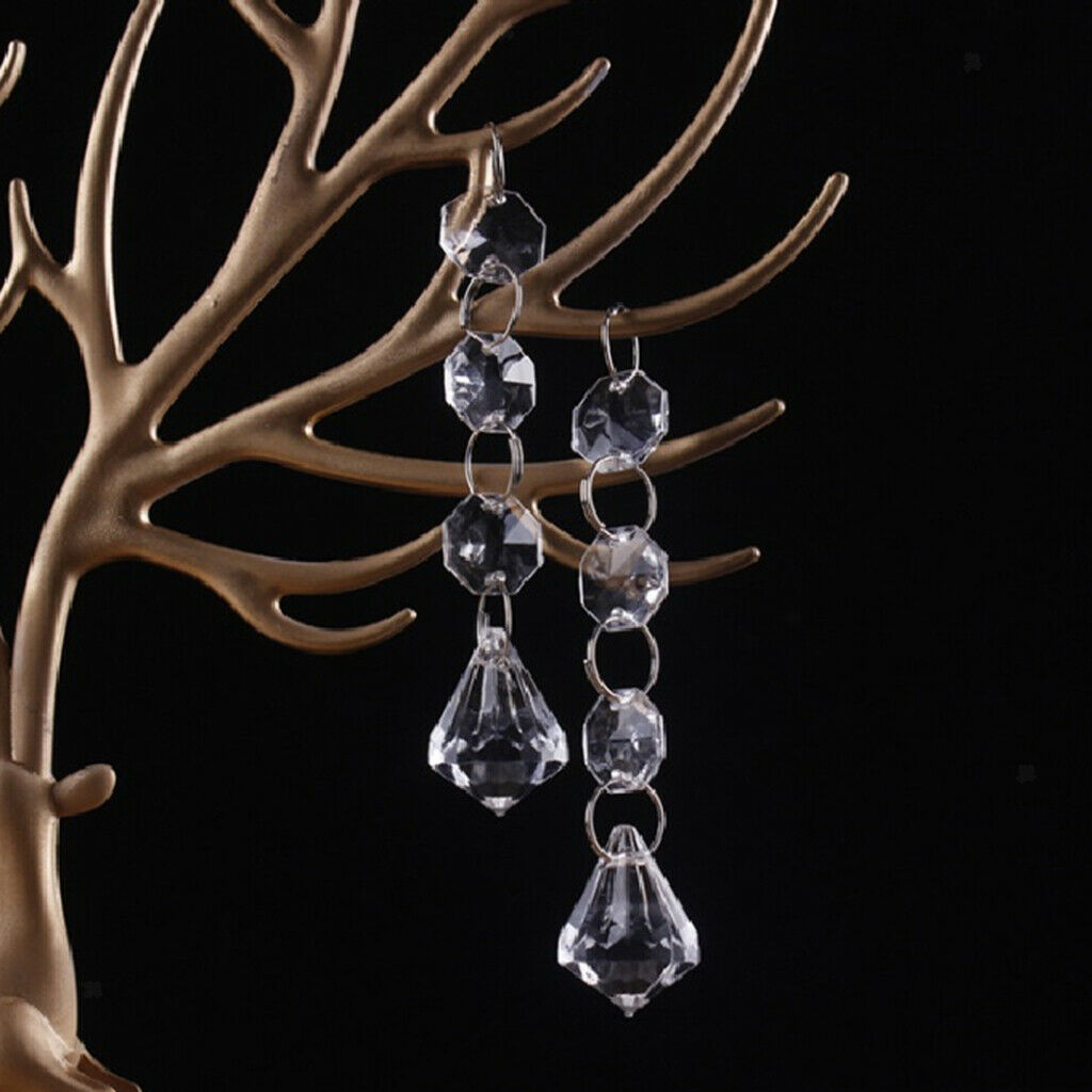 20PCS Christmas Drops Diamond Festival Party Xmas Tree Hanging Decor Pendant