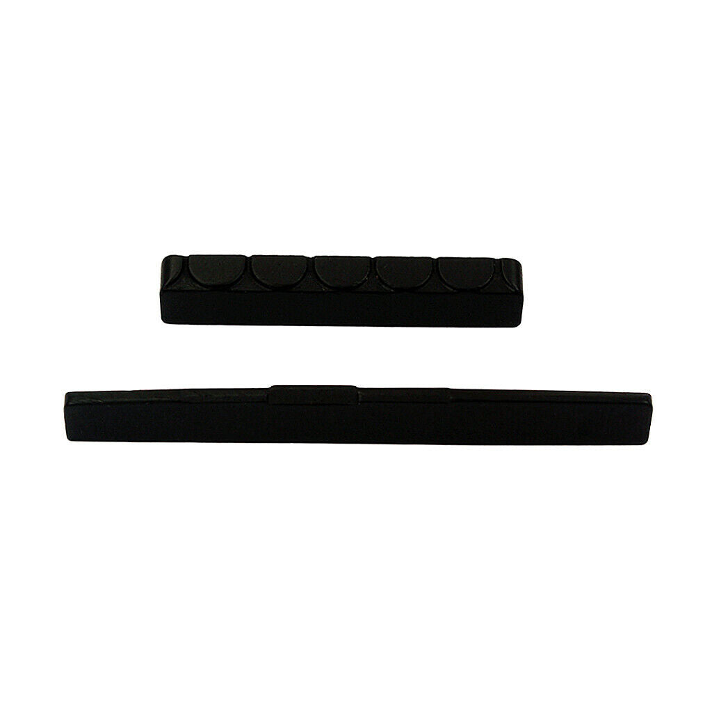 1 Set Ebony Saddle Nut for Classical Guitar Parts