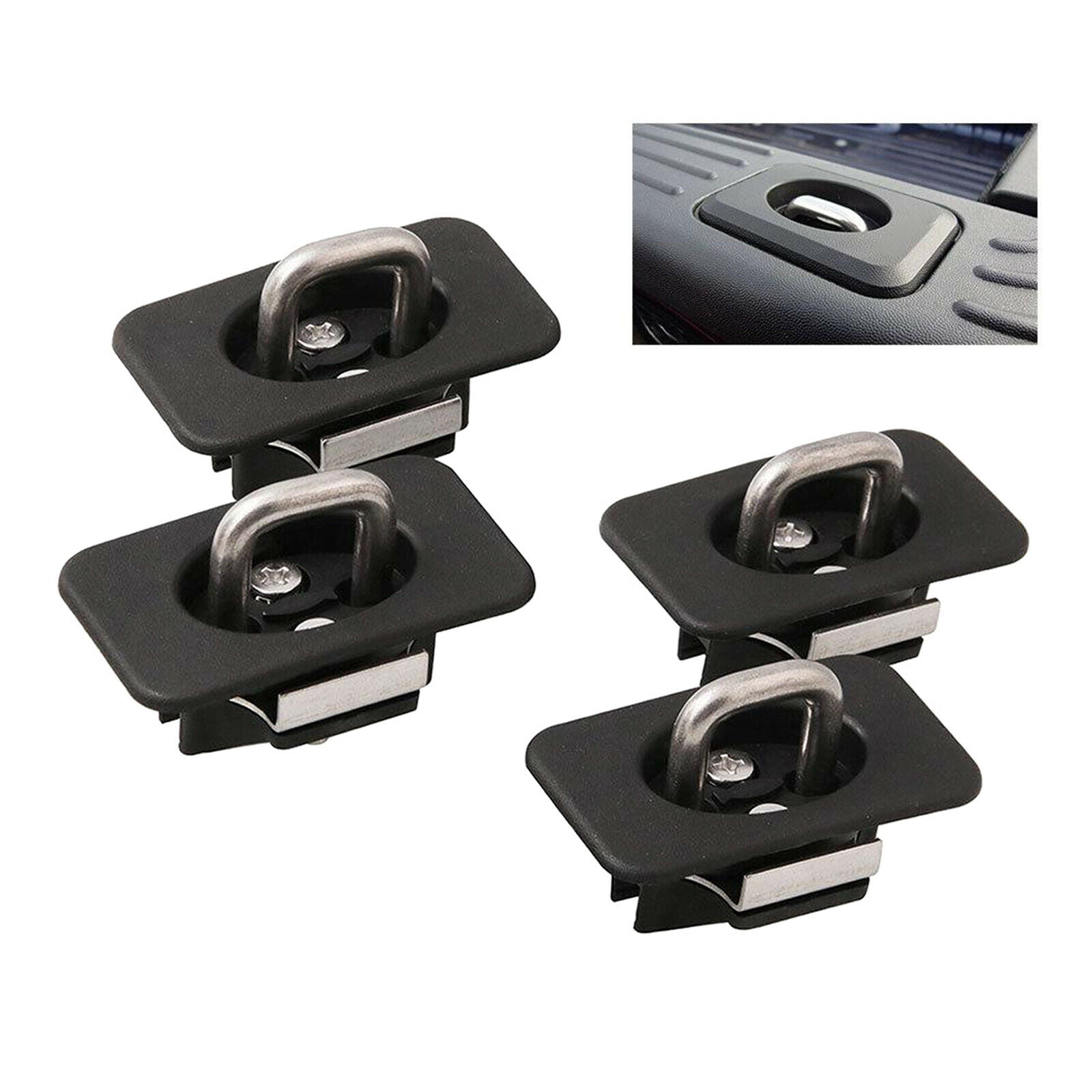 4Pack Truck Tie Down Anchor Hooks for Ford F 150 1998-2014 Car Accessories