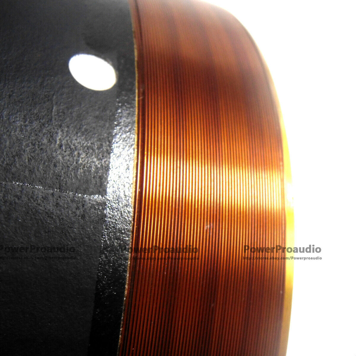 2x 50.8 mm Voice coil Copper wire 8 Ohm For Loudspeaker Repair Black Aluminium
