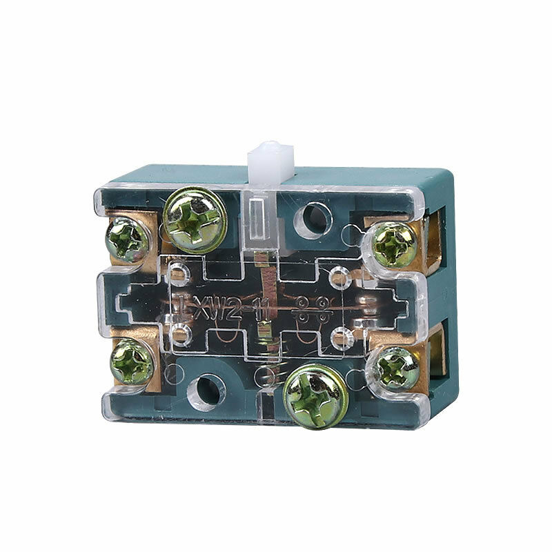 10pcs Micro Switch Push Button 4 screw terminals SPDT Momentary Plastic Green