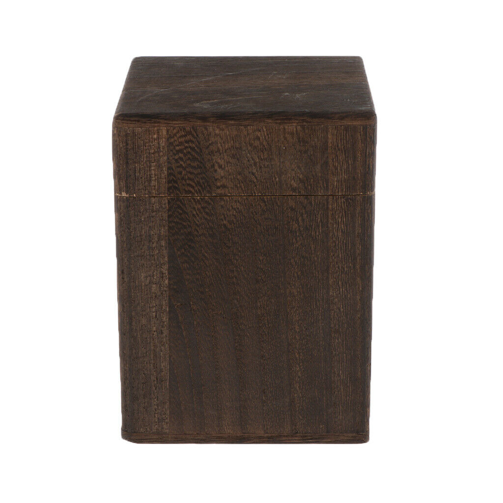 Prtable Wooden Tea  Box Canister Travel Food Storage Candy Jar Container Box for