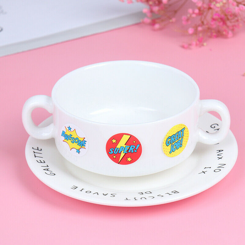 500 Stickers/roll Super Hero Reward Stickers Kids Teachers stationery sti.l8