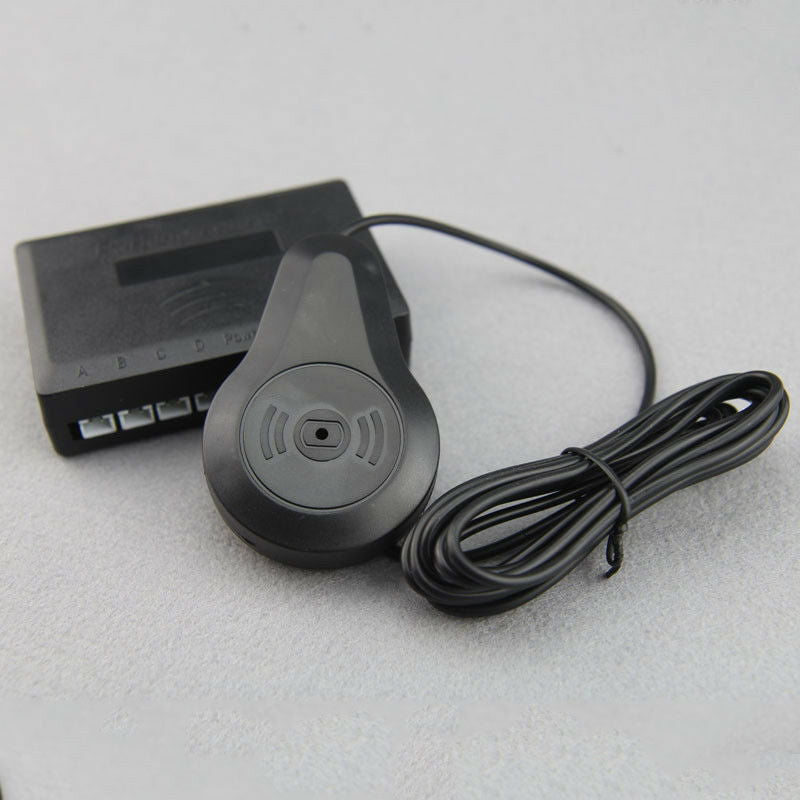 Car Parking 4 Hidden Sensors 13mm Reverse Backup Rear Radar Sound Buzzer Alarm