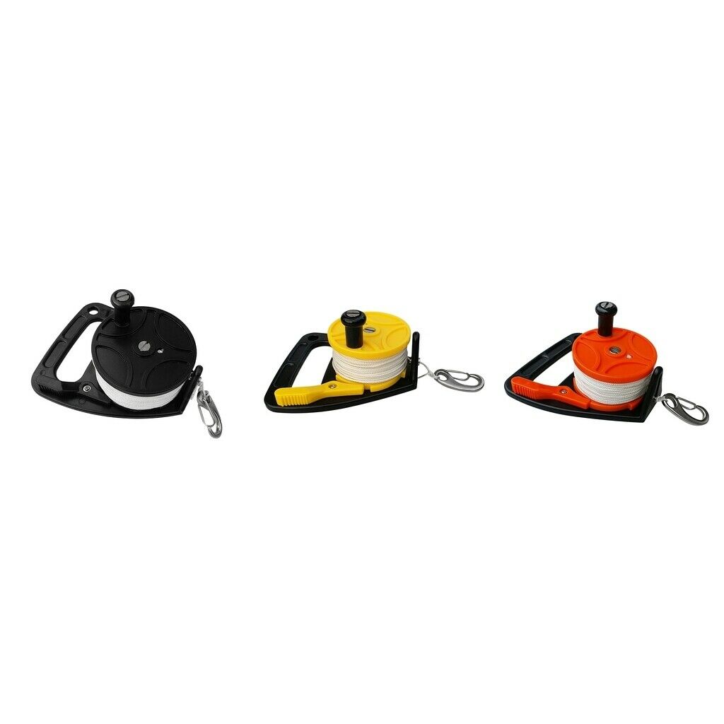 Multi Purpose Scuba Diving Wreck Cave Reel Kayak Anchor Handle 46m Line Hook
