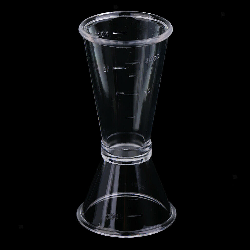 2 Piece Jigger Single Double Cocktail Wine Drink Measuring Cup for Bar Party