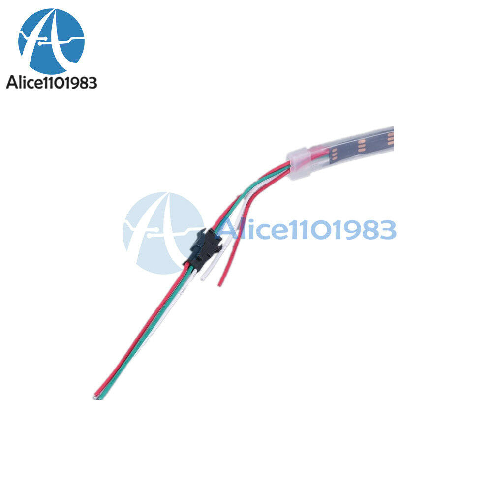 5V WS2812B 5050 RGB LED Strip 1M 60 Leds 60LED Individual Addressable Black PCB