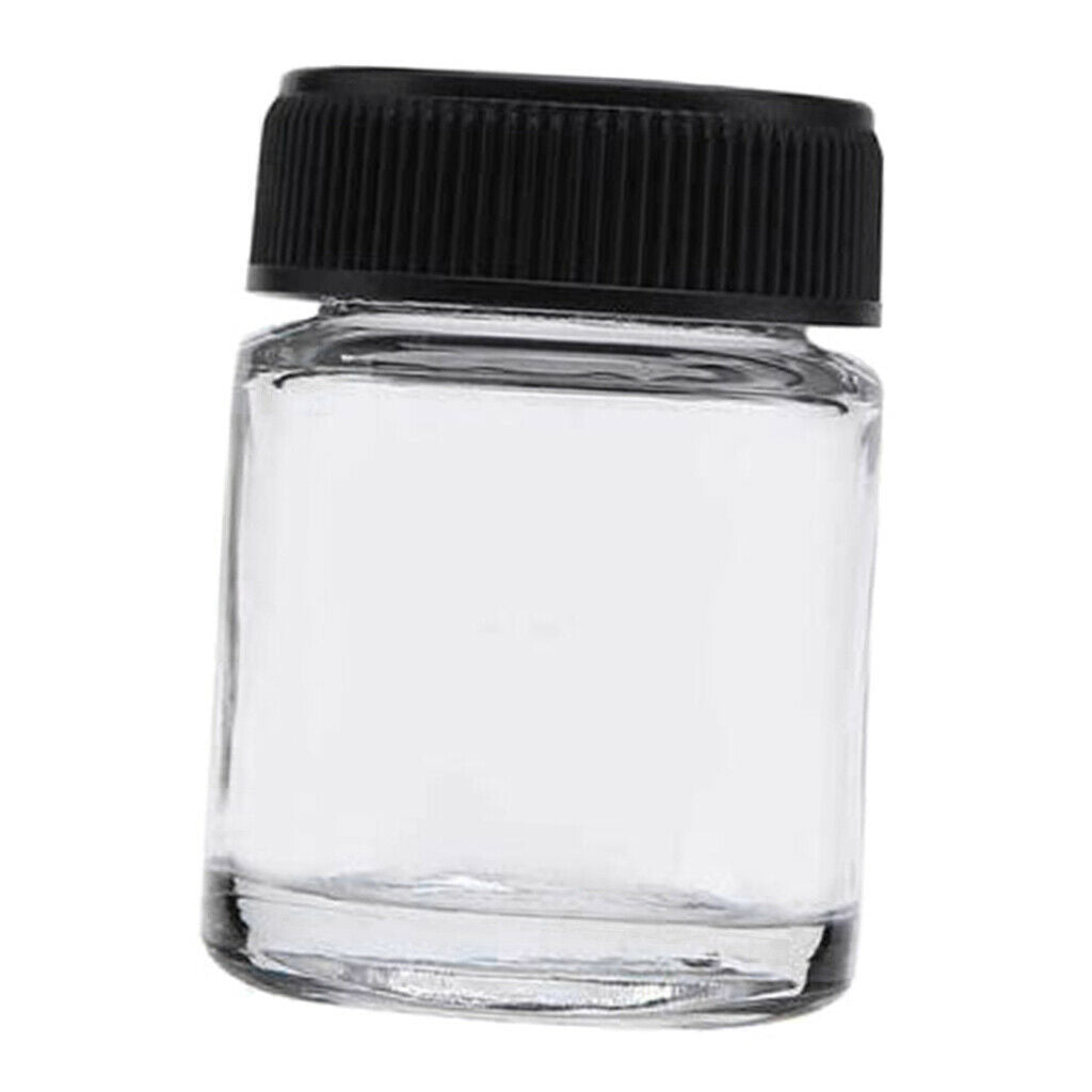 3/4oz Airbrushes Glass Jar Bottles Replacement Paint Bottles Container