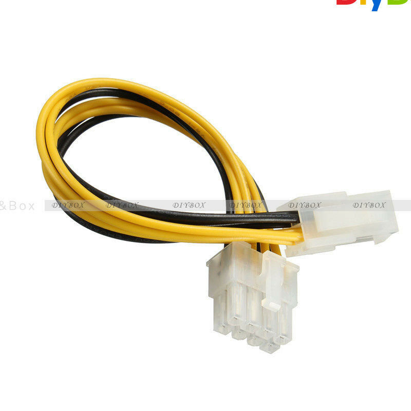 7.8inch 20cm 4 Female pin P4 to 8 Male pin ATX EPS 12v Power Adapter PCIe Cable