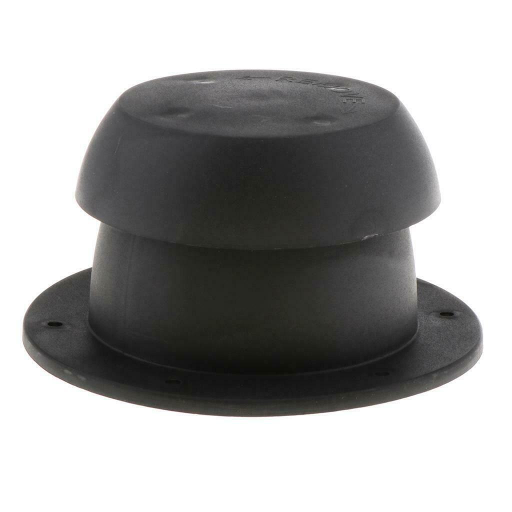 Mushroom Head Black RV Trailer Roof Exhaust Outlet Vent   Top Mounted