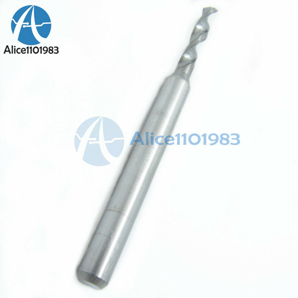 10PCS 0.8mm Micro Mini Carbide steel Engraving Drill Bit PCB press CNC Dremel