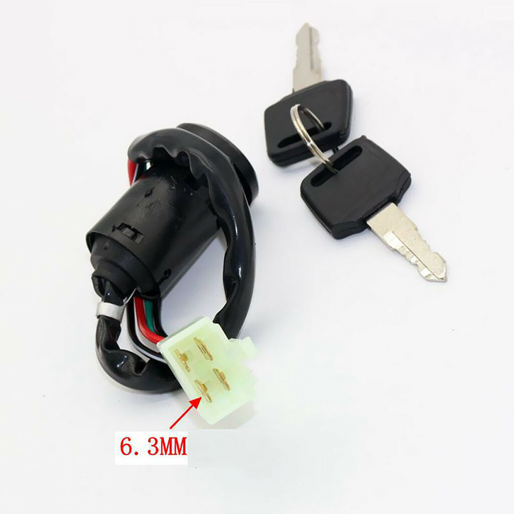 4 Wire Ignition Key Switch For 50cc 110cc 125cc 250cc PIT Quad Dirt Bike ATV