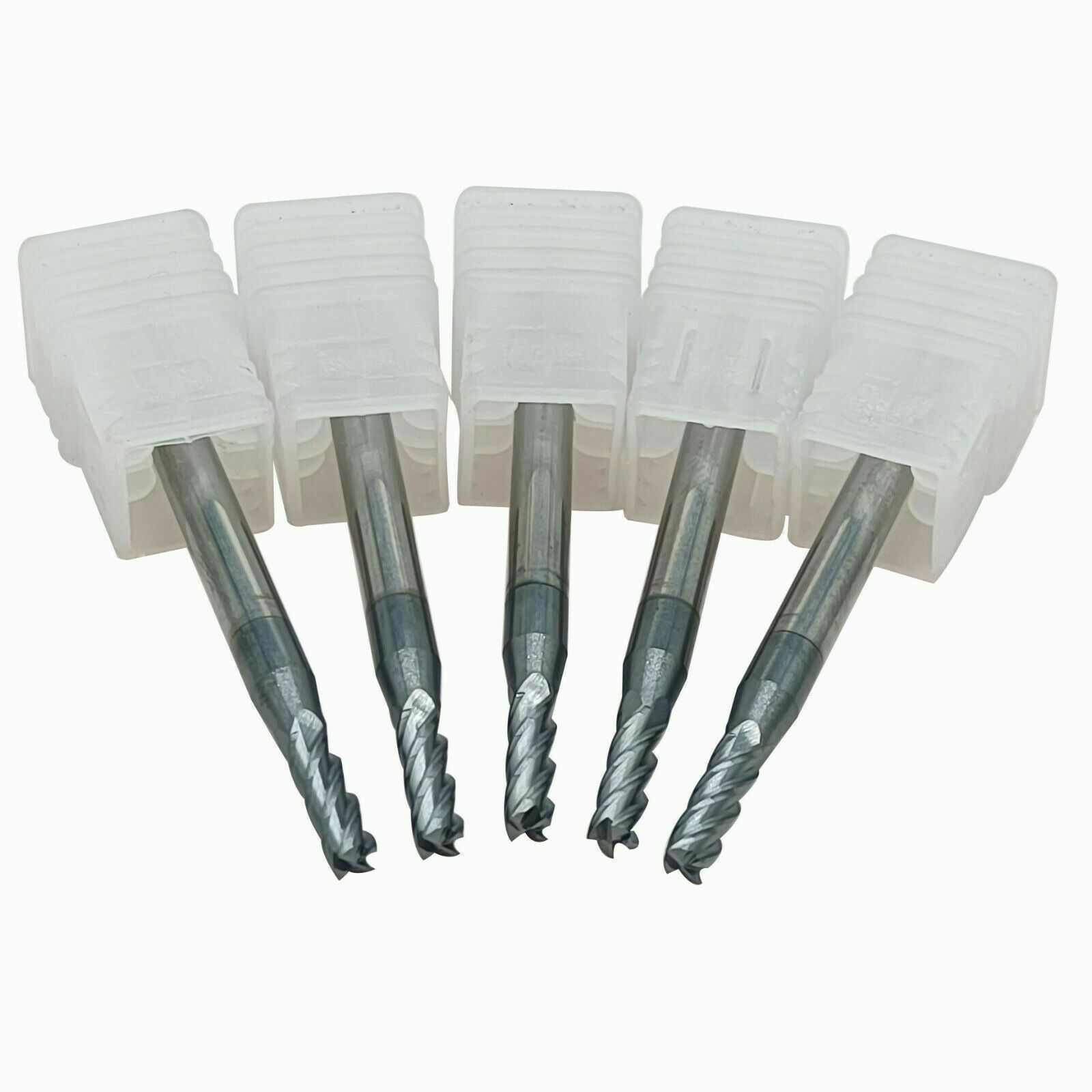 2PCS HRC60° φ3×50-4F 3mm 4Flute Tungsten steel Carbide End Bits Milling Cutter