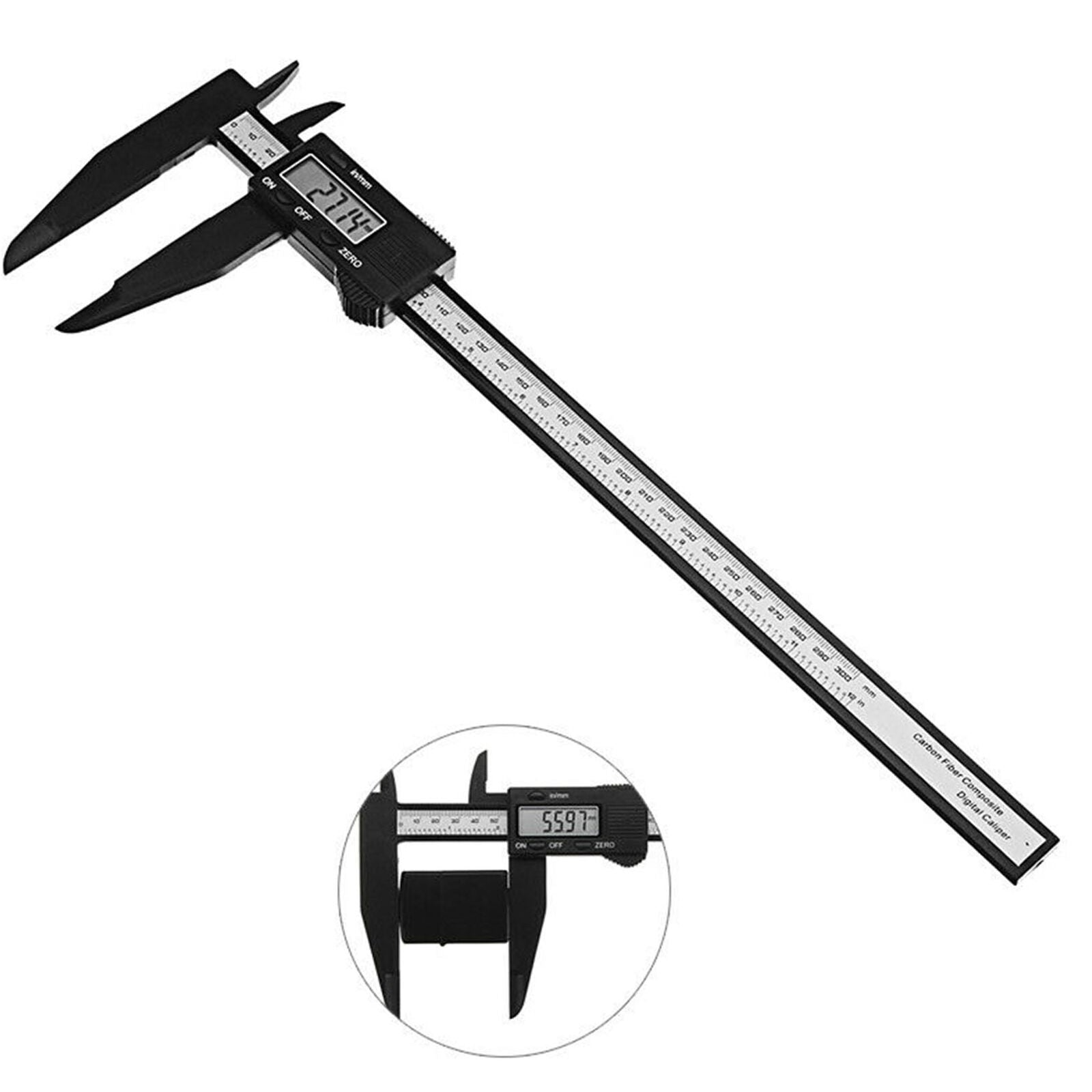 Nice 12" 300MM Electronic Digital Vernier Caliper Micrometer Large LCD Display