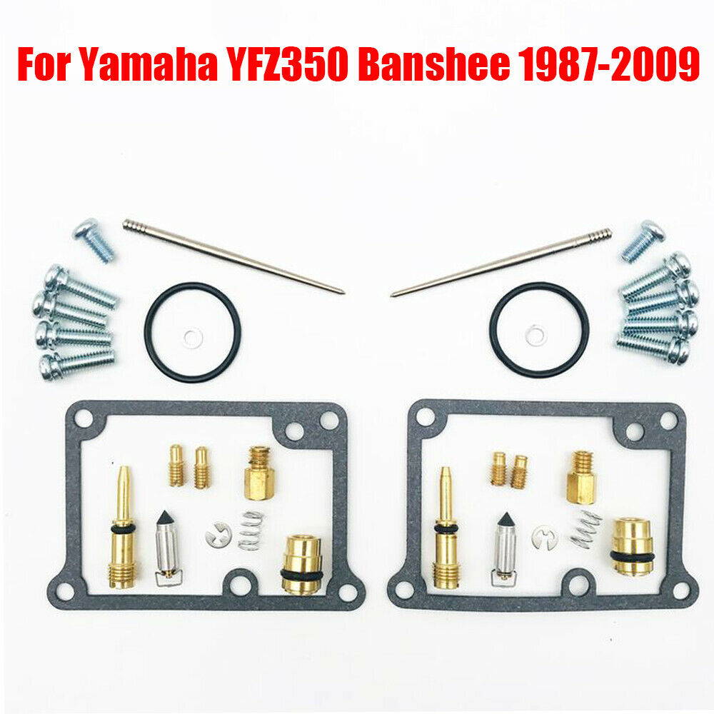 For 1987-2009 Yamaha YFZ350 Banshee Carburetor Rebuild Kit Replace Part# 26-1383