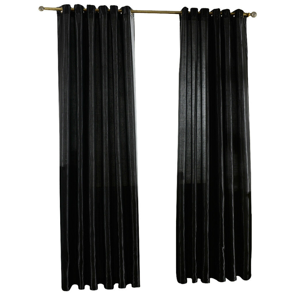 Blackout Curtains Lined Thermal Light Reducing Panels for Bedroom Set Grommet