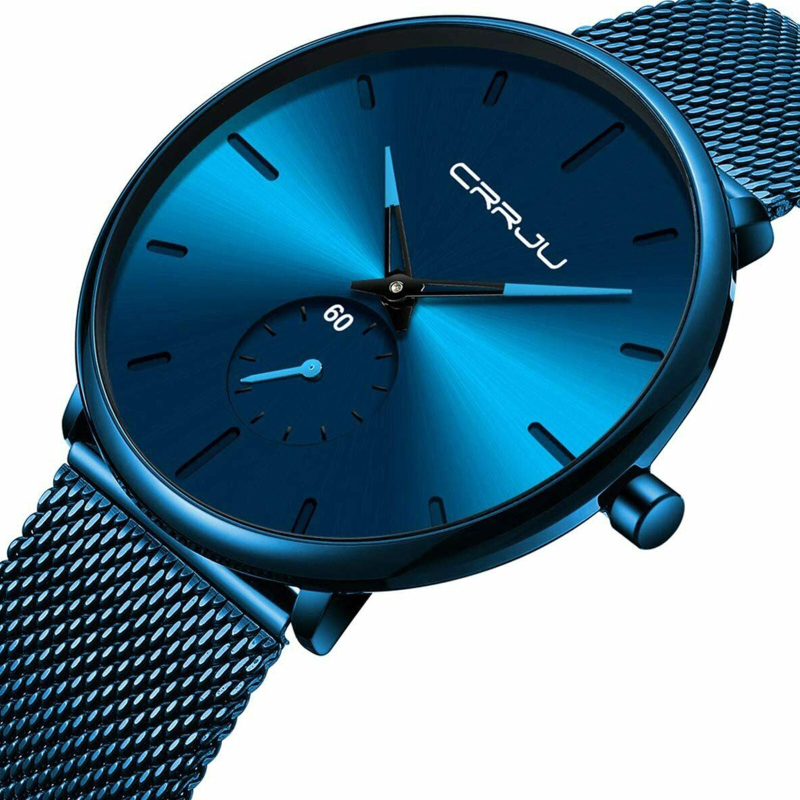 Men's Watch Stainless Steel Minimalist Ultra Thin Watches Hombre Relojes De