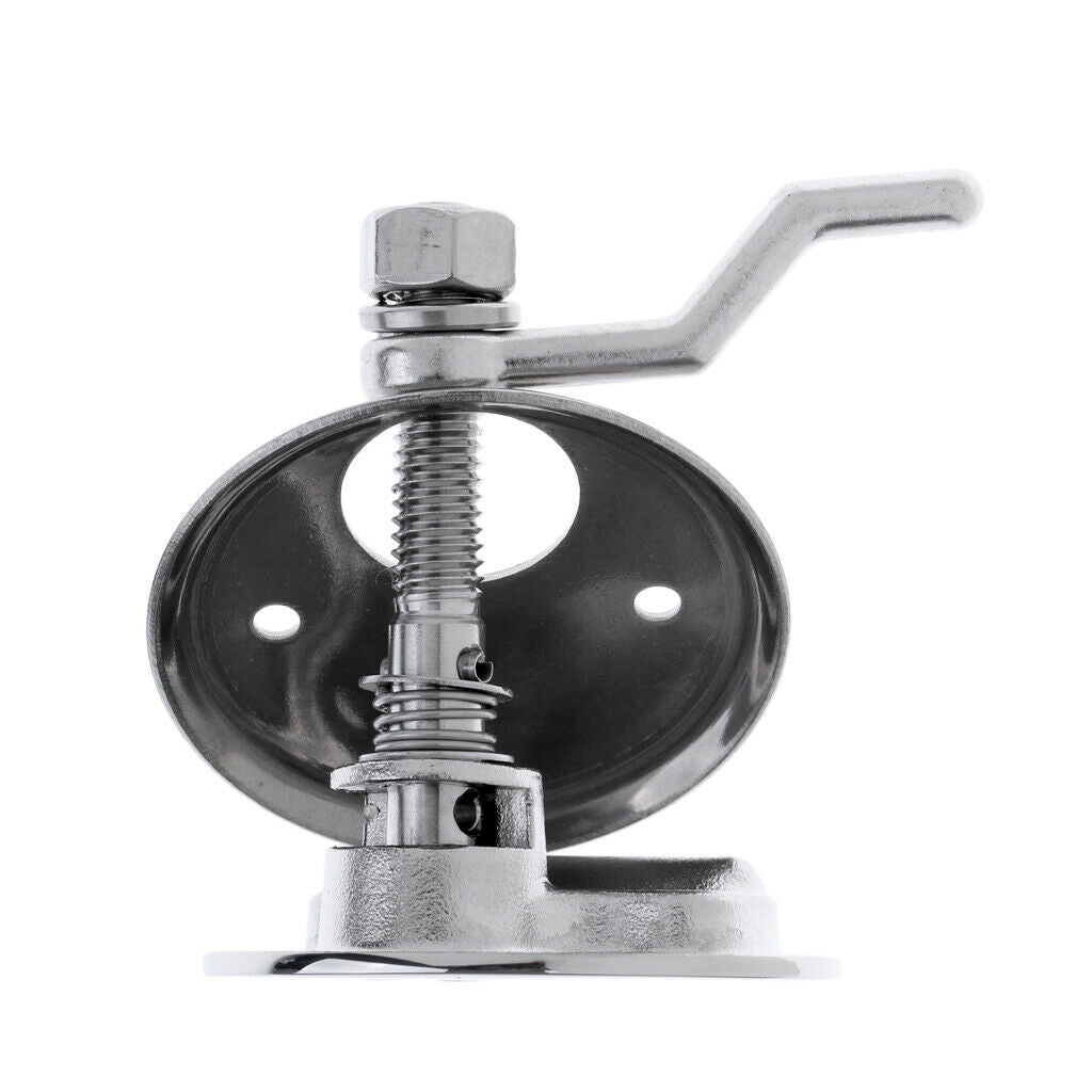 Marine Boat Stainless Steel 2i nch Flush Hatch Cam Latch Lift Handle w/ Back