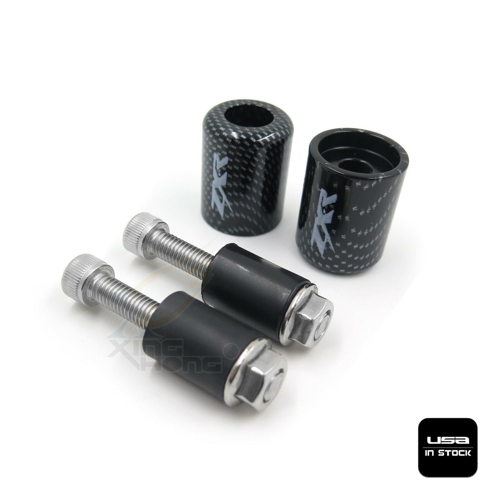 Bar Ends Rubber Sliders For Kawasaki Ninja 500R Ex500 650R Zx600 Zx6 636 Zx6Rr