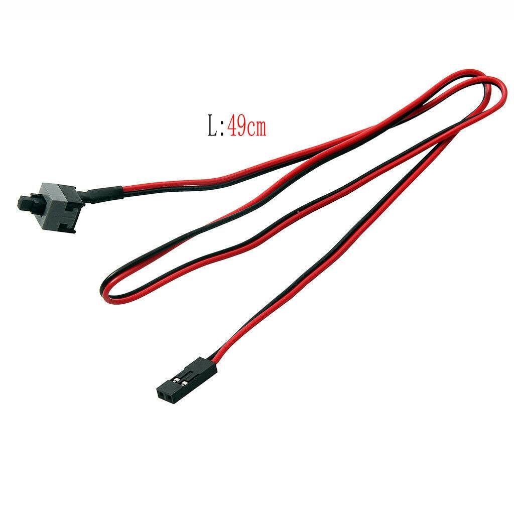 2-pin PC Restart Power Cable ATX Switch Wire Power Cable