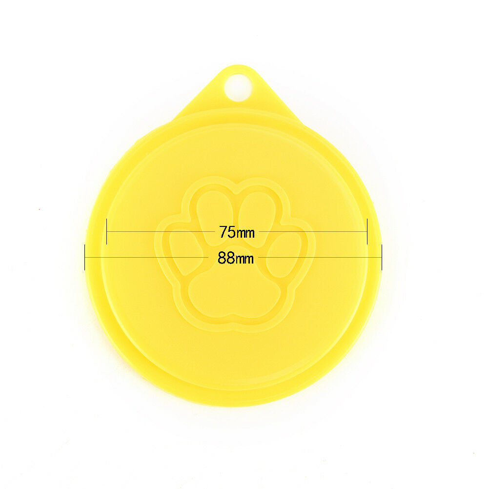 88mm Pet Dog Cat Food Storage Can Tin Cover Lid Top Cap Random Color Reusa.l8