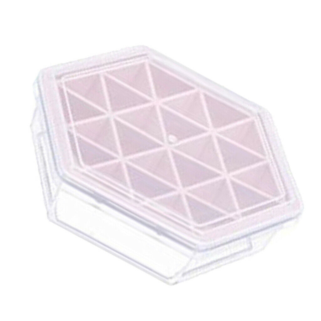 Household  Ice Cube Tray Mold with Removable  Lid Ice Storage Box Pink