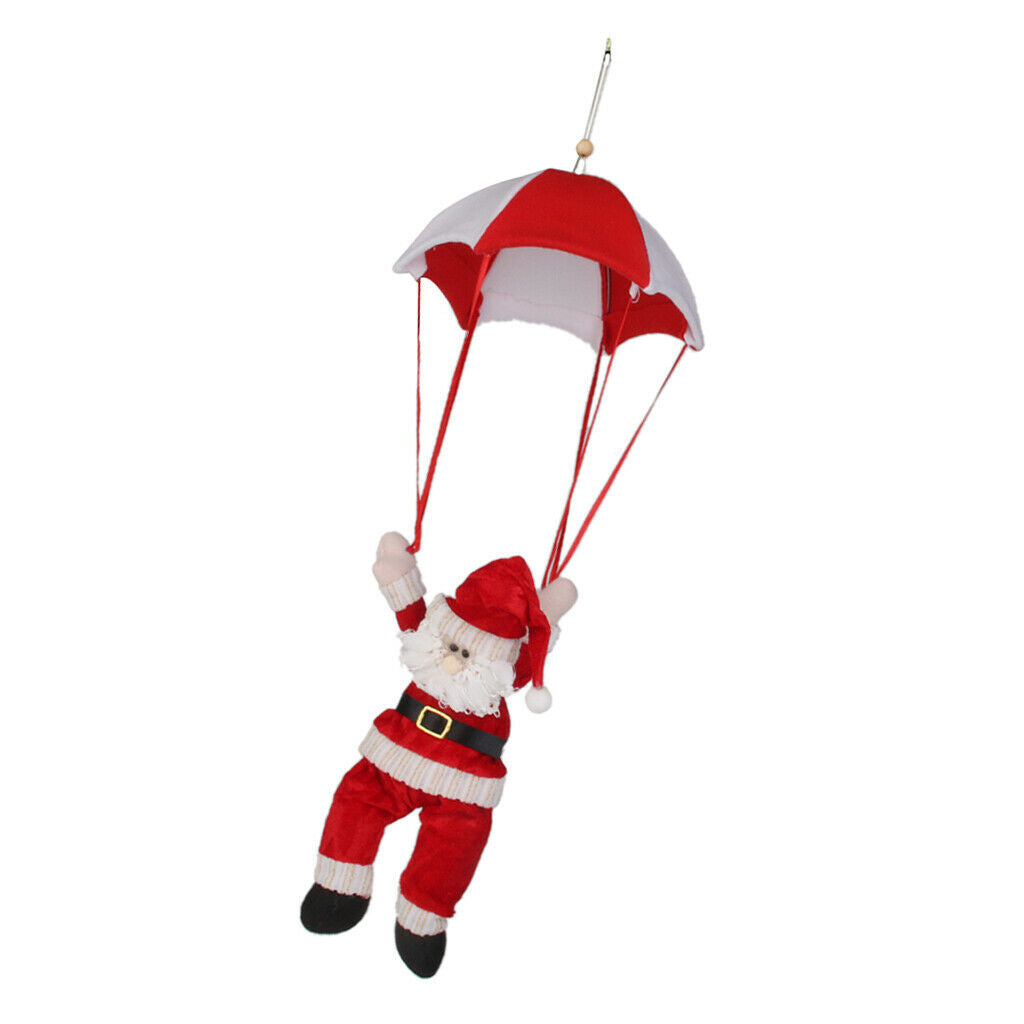 Parachute Santa Decor Xmas Parachute Christmas Santa Crafts Child Toys
