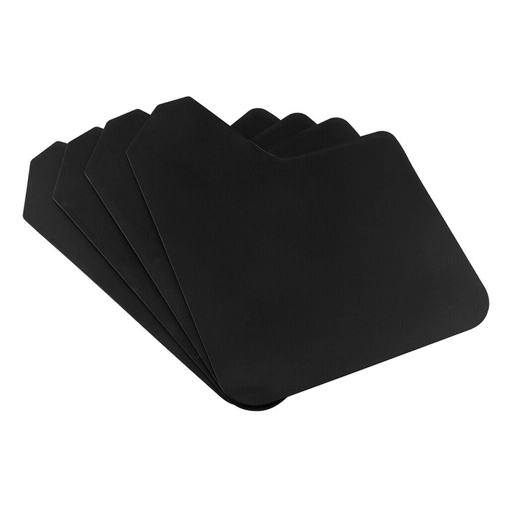 MF12-BAS-BLK Mud Guards Splash Protectors Car Set of 4 Pcs BLACK Front Rear