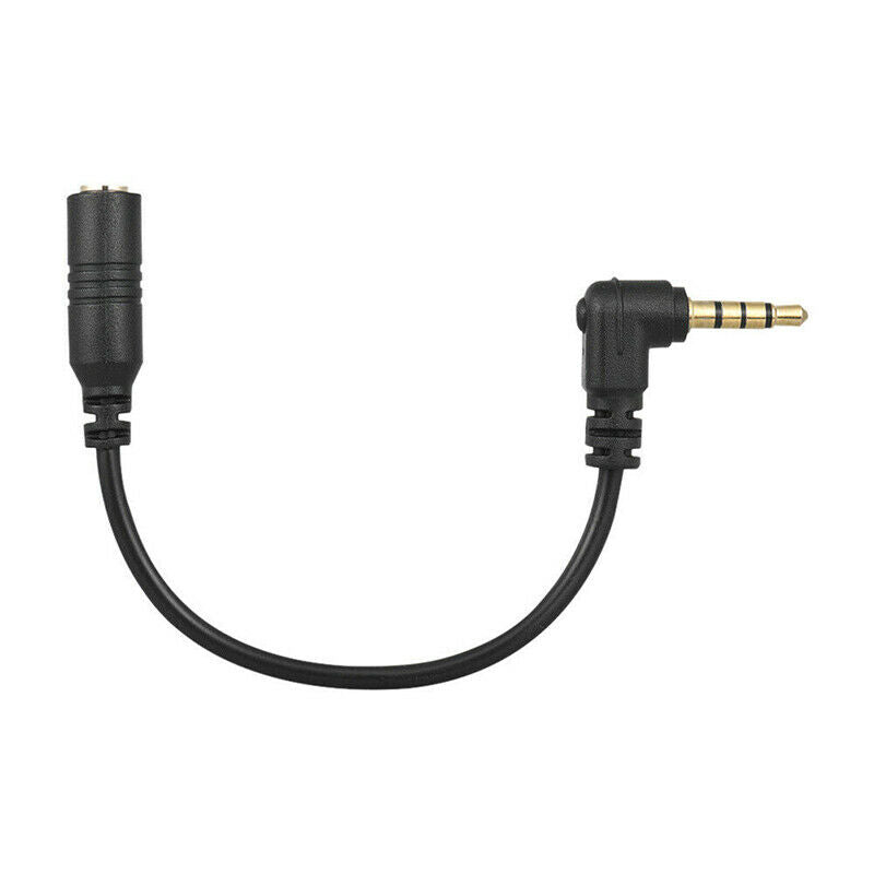 3.5mm 3 Pole TRS Female To 4 Pole TRRS Male Microphone Adapter For Pho.l8