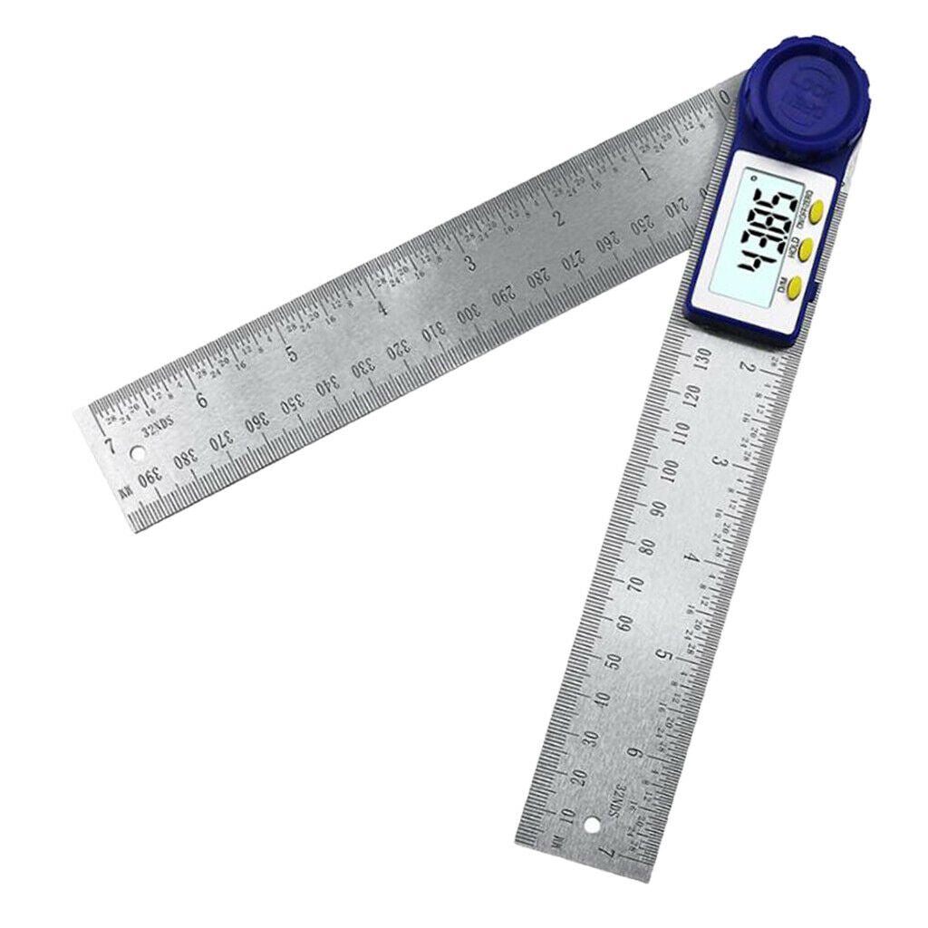 360° Digital Angle Finder Electronic Digital Protractor 217mm Stainless Steel