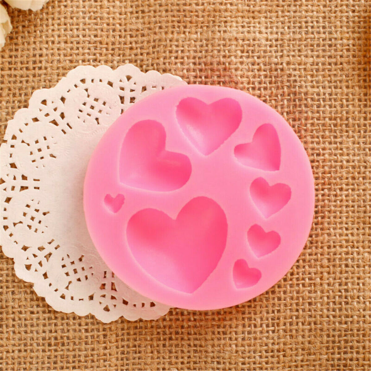 Loving Heart Shaped Silicone Baking Mold Fondant Chocolate Candy Pastry Mould
