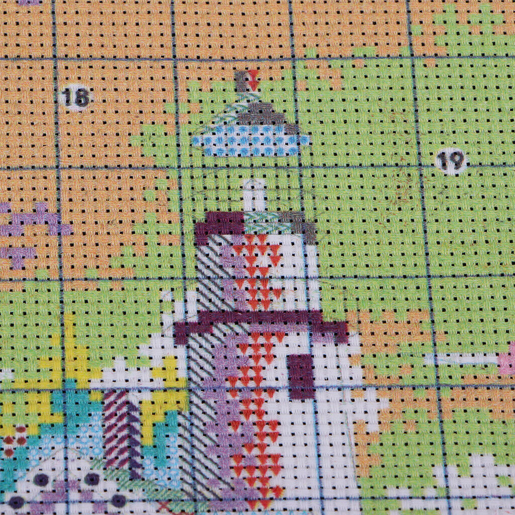 Sea Lighthouse Stamped Cross Stitch Starter Kit Accurate Pre-printed Craft 14CT