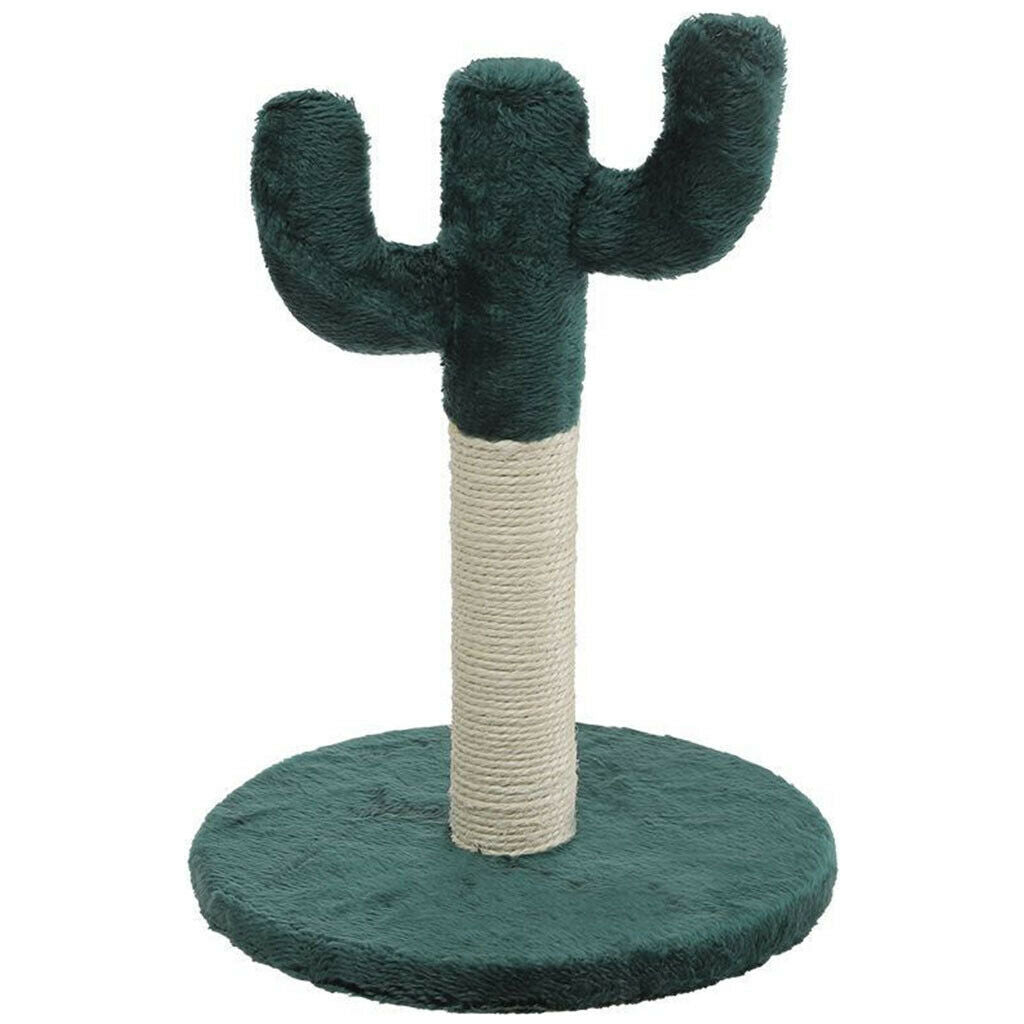 38cm Cactus Shape Cat Scratching Post Sisal Rope Wrapped Scratcher Poles