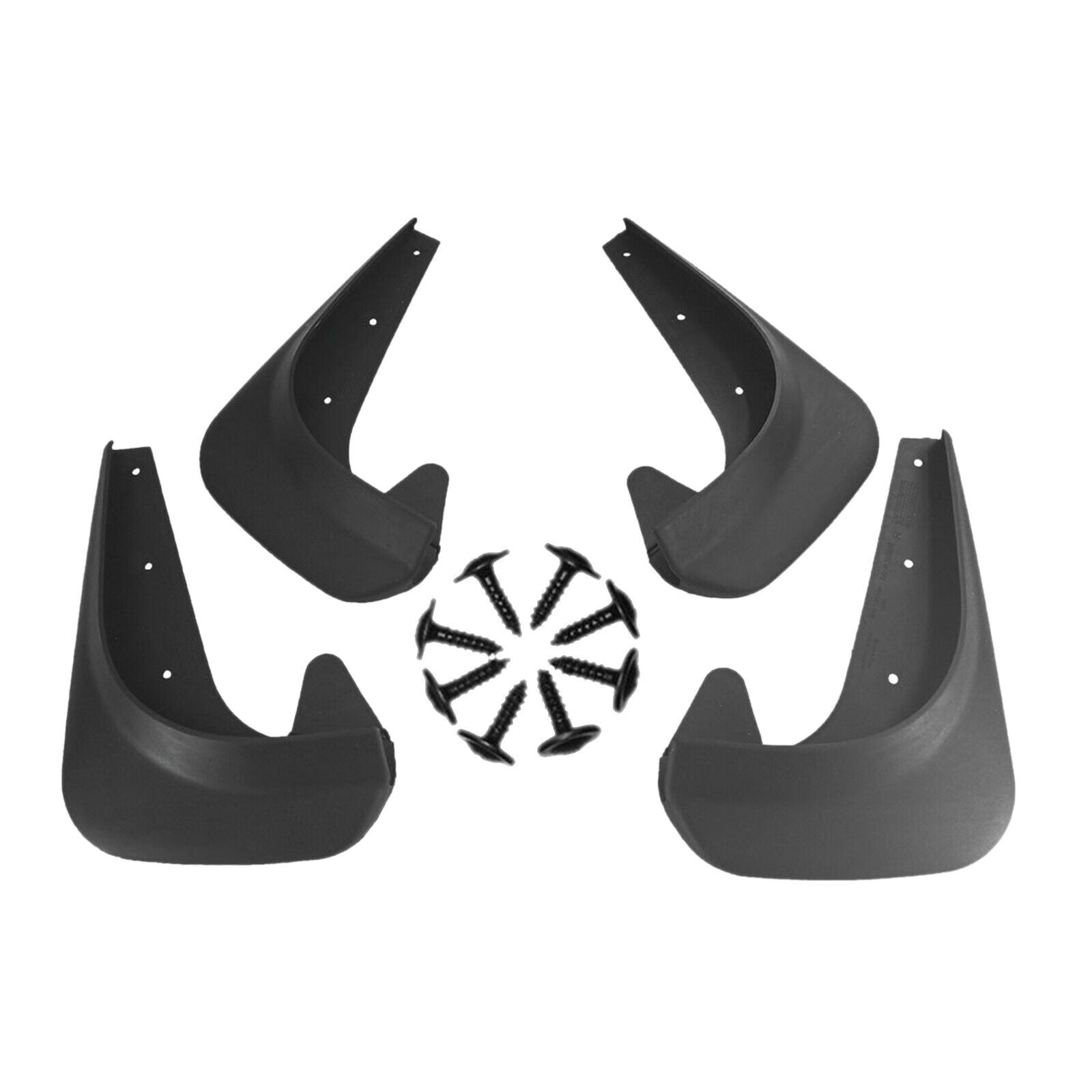 4Pcs/Set Mud Flaps Soft Plastic Mudflaps Mudguard Front & Rear 250x180mm