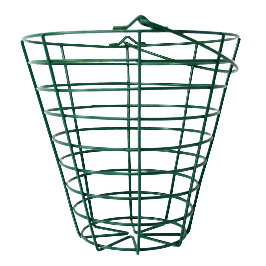 Golf Range 100 Ball Basket Container Carrier Storage Bucket Green Practicing