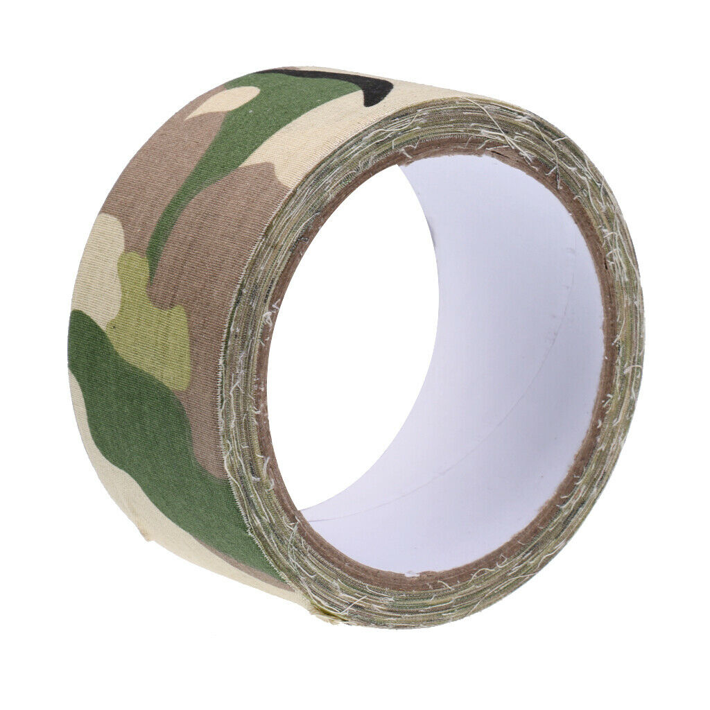 10m X 4.9cm Waterproof Camouflage Tape Fabric Hunting Tapes Accessories, 3 Rolls
