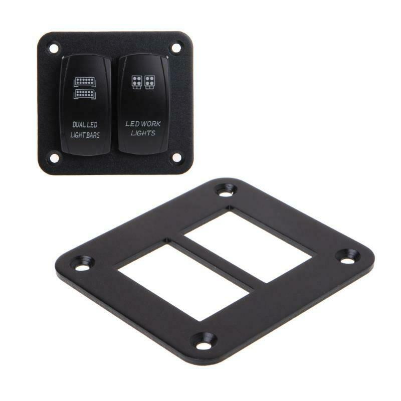 Aluminum Rocker Switch Panel 2/3/4/6 Way Housing Holder For Car Boat Auto Parts