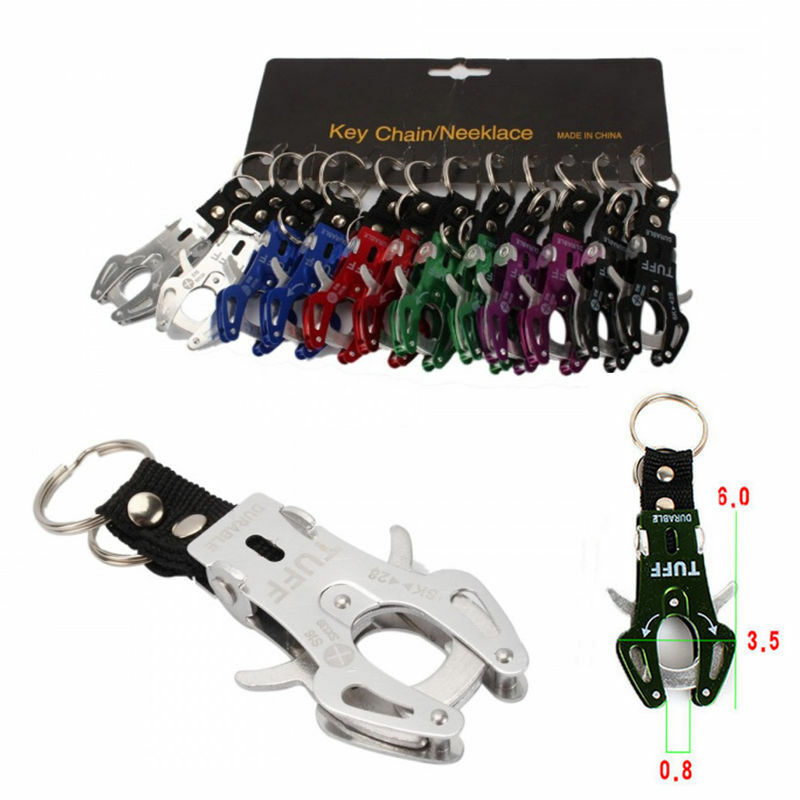 1PCS Mini Carabiner Karabiner Keyring Tool Hiking Camping Sport Snap Hook Safaty