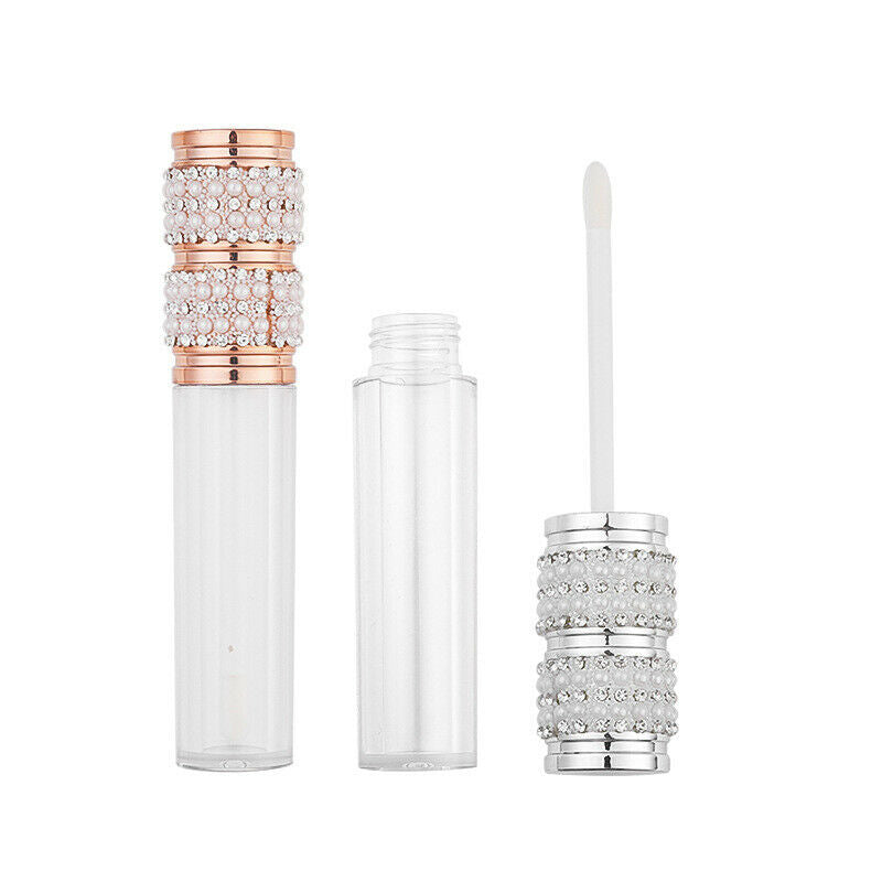 Lip Gloss Tubes Rhinestone Clear Empty Lip Empty Containers Refillable Bott DF