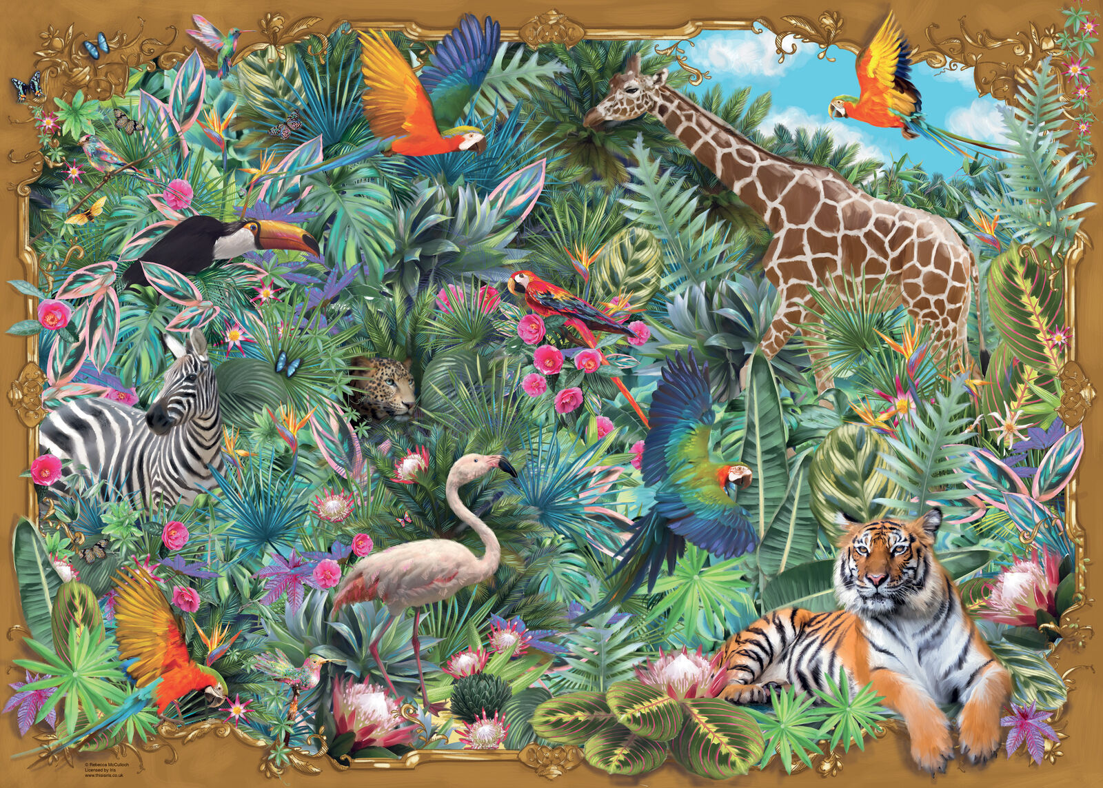16827 Ravensburger Exotic Escape, Beyond the Wild Jigsaw Puzzle 1000pc Age 12yr+