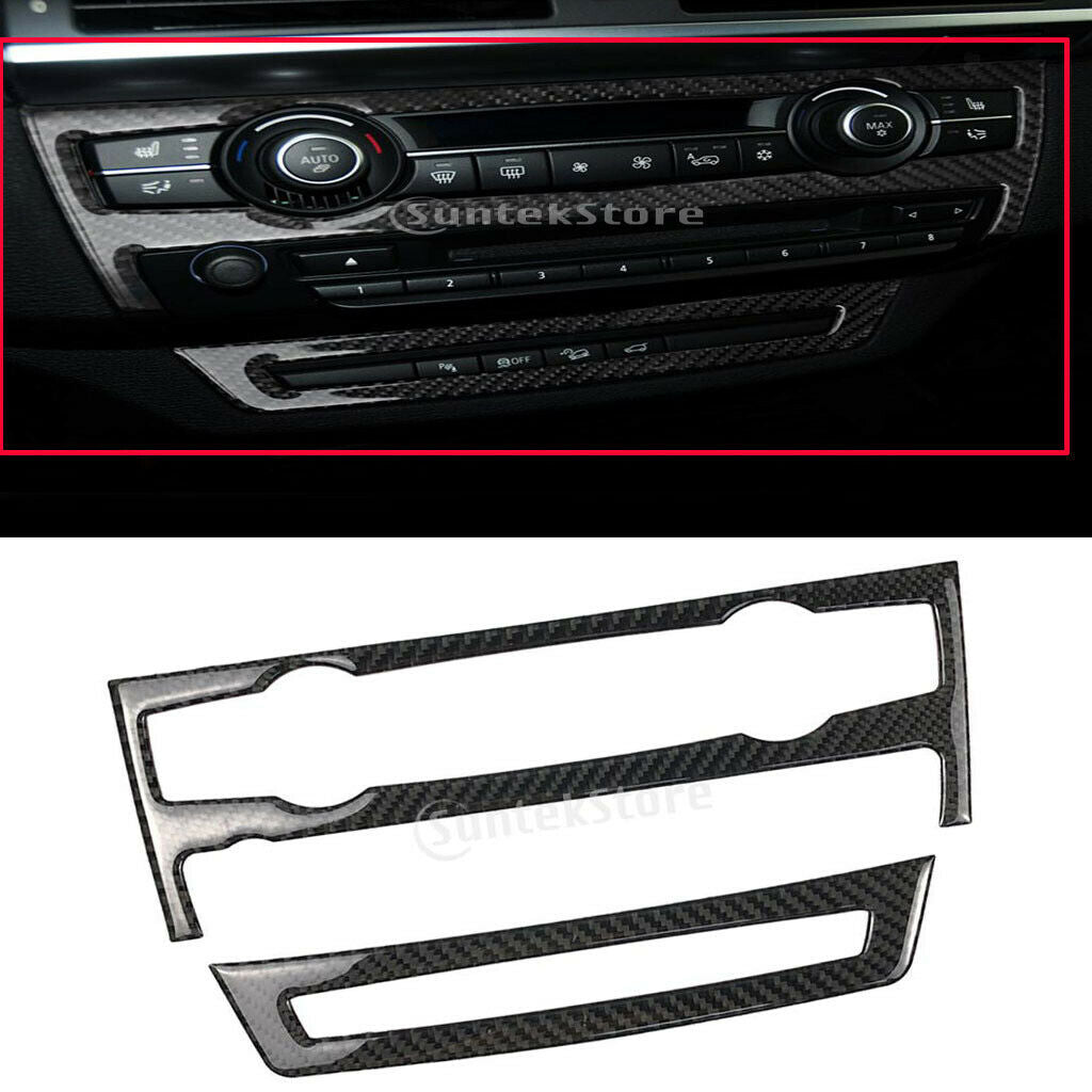 Carbon Car Inner Control Panel Frame for  E70 E71 X5 X6 2008 2013