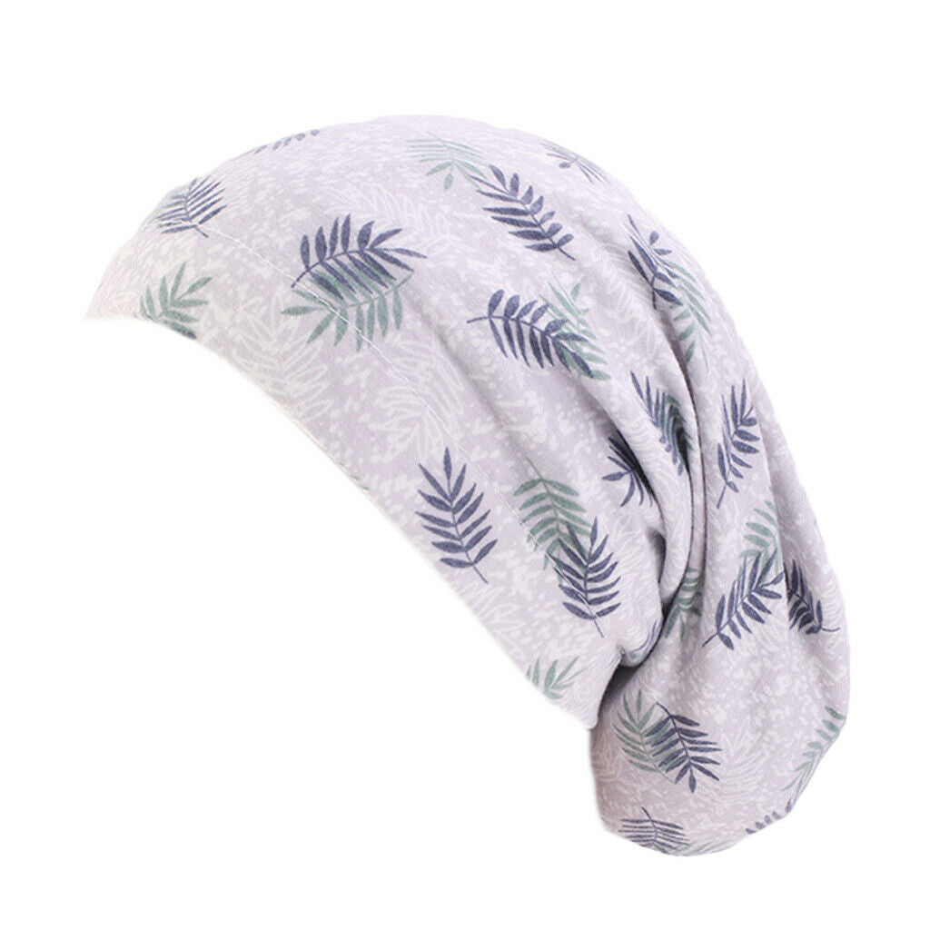 Cotton Satin Bonnet Double Layer Sleep   Salon Bonnet Chemo Hat Shower