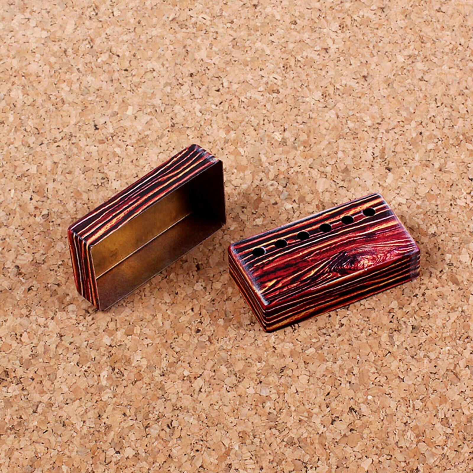 2pcs Copper Guitar Pickup Cover Set Electric Guitar Parts Easy to Install